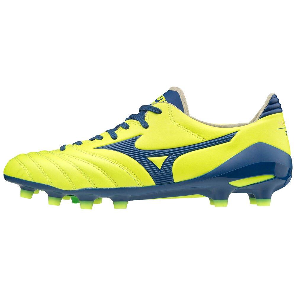 Mizuno Men's Football Boots Yellow/Blue Morelia Neo II Japan Shoes - P1GA205125